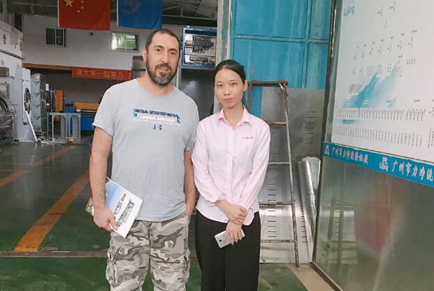 感谢埃及大型船公司选择力净工业洗衣机