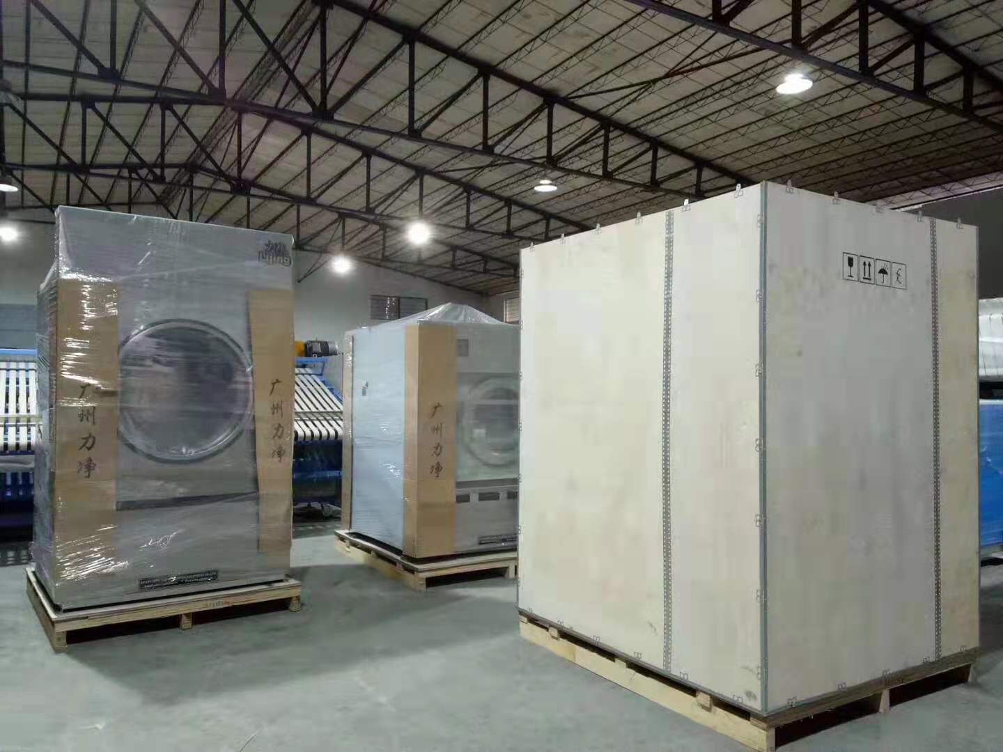 太子时代酒店订购的洗衣房设备顺利出货